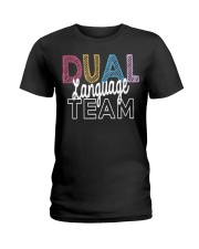 DUAL LANGUAGE Ladies T-Shirt front
