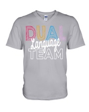 DUAL LANGUAGE V-Neck T-Shirt thumbnail