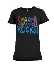 SPEECH-ROCKS Premium Fit Ladies Tee thumbnail