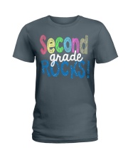 SECOND-GRADE-ROCKS Ladies T-Shirt tile