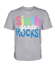 SIXTH-GRADE-ROCKS V-Neck T-Shirt thumbnail