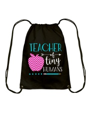 TEACHER OF TINY HUMANS Drawstring Bag thumbnail