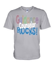 Guidance Counselor -ROCKS V-Neck T-Shirt thumbnail