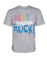 MATH COACHES ROCK V-Neck T-Shirt thumbnail