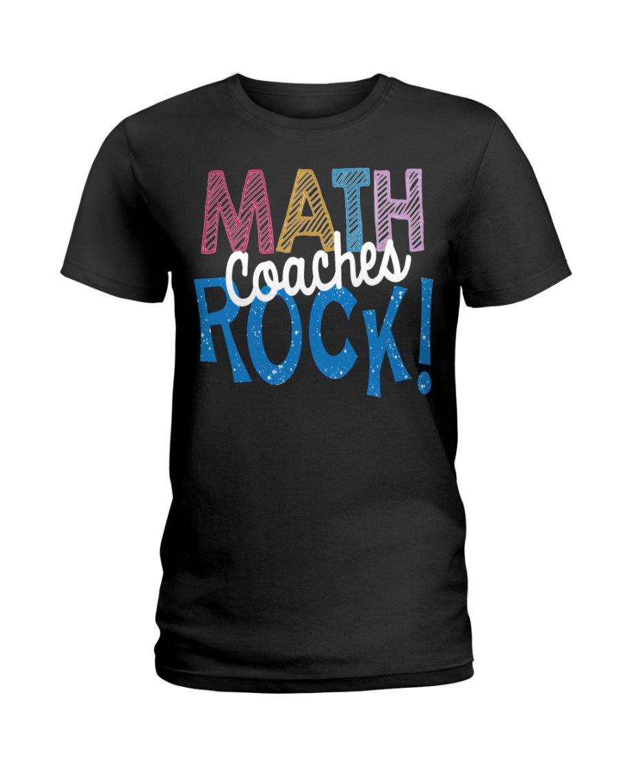 MATH COACHES ROCK Ladies T-Shirt