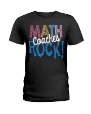 MATH COACHES ROCK Ladies T-Shirt front