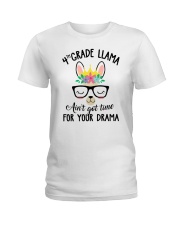 hoangteacher-4thgradellama Ladies T-Shirt front