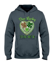 St Patricks Teacher Shirt Buffalo Plaid Shamrock Hooded Sweatshirt tile