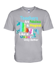 TEACHERS V-Neck T-Shirt thumbnail