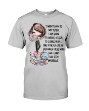 I Wasn't Born To Just Teach School Classic T-Shirt tile