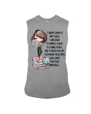 I Wasn't Born To Just Teach School Sleeveless Tee tile