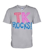 TK ROCKS V-Neck T-Shirt thumbnail