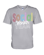 SOCIAL WORKER TEAM V-Neck T-Shirt thumbnail