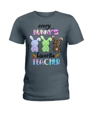 Happy Easter Every Bunny Is Favorite Teacher Ladies T-Shirt tile