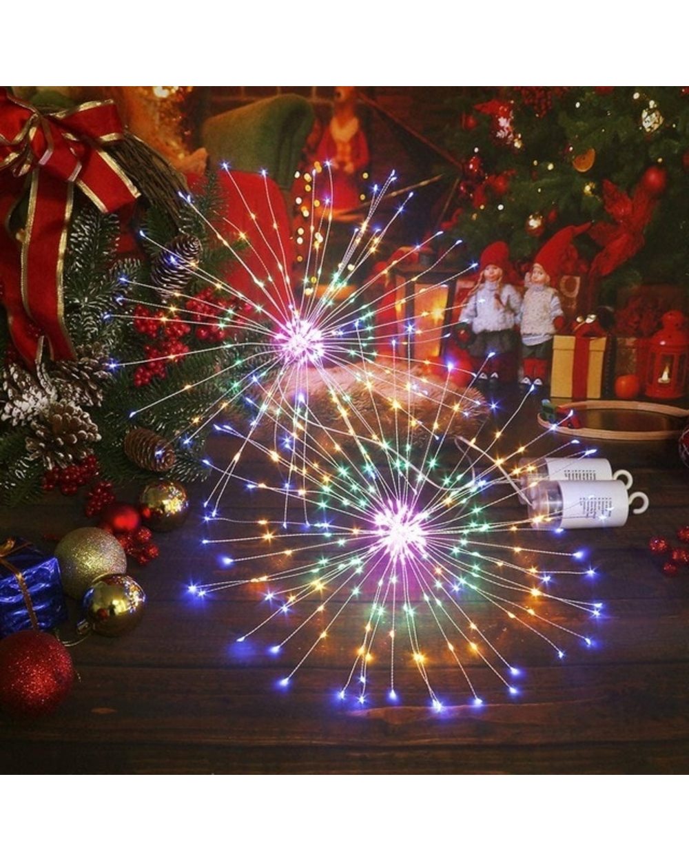 180LED Waterproof Exploding Star Firework Lamp Christmas template