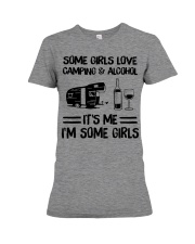 Some Girl Love Camping Premium Fit Ladies Tee tile
