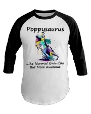 Poppysaurus Baseball Tee tile
