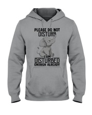 Please Do Not Disturb I Am Disturbed Enough Already Hooded Sweatshirt tile