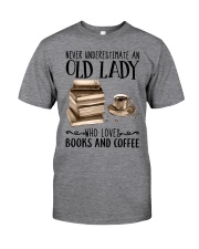 An Old Lady Who Loves Books And Coffee Classic T-Shirt tile