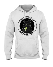 I Like Cats And Gin And Maybe 3 People Hooded Sweatshirt tile