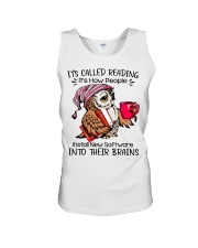 It's Called Reading It's How People Unisex Tank tile