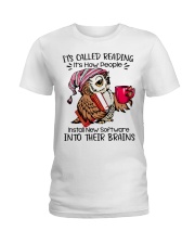 It's Called Reading It's How People Ladies T-Shirt front