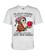 It's Called Reading It's How People V-Neck T-Shirt tile