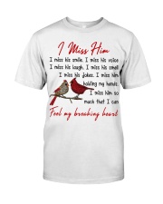 I Miss Him - I Can Feel My Breaking Heart Classic T-Shirt tile