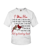 I Miss Him - I Can Feel My Breaking Heart Youth T-Shirt tile