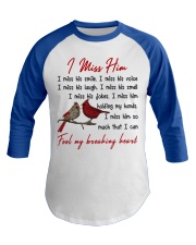 I Miss Him - I Can Feel My Breaking Heart Baseball Tee tile