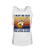 I May Be Old But I Got To See The Good Bands Unisex Tank tile