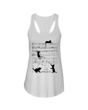 Cats Music Ladies Flowy Tank tile