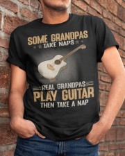 Some Grandpas Take Naps - Real Grandpas Play Guitar - Then Take A Nap Classic T-Shirt apparel-classic-tshirt-lifestyle-26