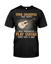 Some Grandpas Take Naps - Real Grandpas Play Guitar - Then Take A Nap Classic T-Shirt front