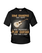 Some Grandpas Take Naps - Real Grandpas Play Guitar - Then Take A Nap Youth T-Shirt tile