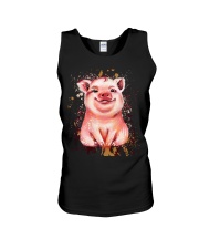 Lovely Pig Unisex Tank tile