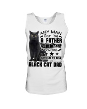 Any Man Can Be A Father But It Takes Someone Special To Be A Black Cat Dad Unisex Tank tile