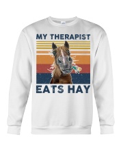 My Therapist Eats Hay Crewneck Sweatshirt tile