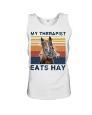 My Therapist Eats Hay Unisex Tank tile