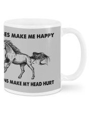 Horses Make Me Happy - Humans Make My Head Hurt Mugs tile