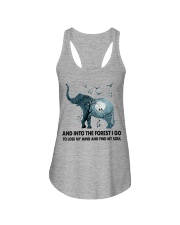 And Into The Forest I Go Ladies Flowy Tank tile