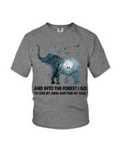 And Into The Forest I Go Youth T-Shirt tile