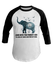 And Into The Forest I Go Baseball Tee tile