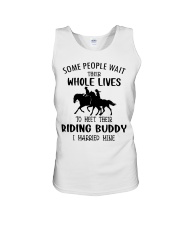Some Peole Wait Their Whole Lives To Meet Their Riding Buddy I Married Mine Unisex Tank tile