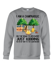 I Am A Campaholic On The Road To Recovery Crewneck Sweatshirt tile
