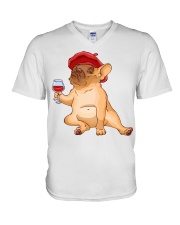 Bulldog V-Neck T-Shirt tile