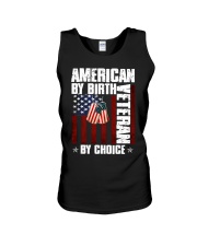 American By Birth - Veteran By Choice Unisex Tank tile