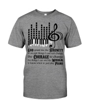 God Grant Me The Serenity To Accept Things I Can Not Change The Courage Premium Fit Mens Tee tile