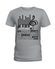 God Grant Me The Serenity To Accept Things I Can Not Change The Courage Ladies T-Shirt tile