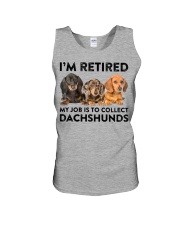 I'm Retired - My Job Is To Collect Dachshunds Unisex Tank tile